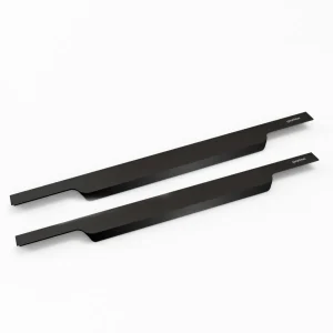 Plantex Profile Handle for Kitchen Cabinet/18 Inch Alluminium Drawer Profile Handle/Wardrobe Pull Handle for Home/Office/Hotel - Pack of 2 (Black)