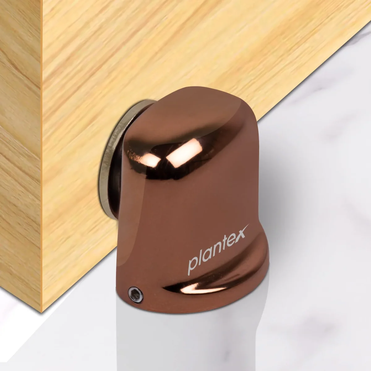 Plantex Magnetic Door Stopper/Door Magnet Stopper/Gate Stopper for Main Door/Door Stopper for Main Door - (193-Rose Gold) Set of 3 - Image 2