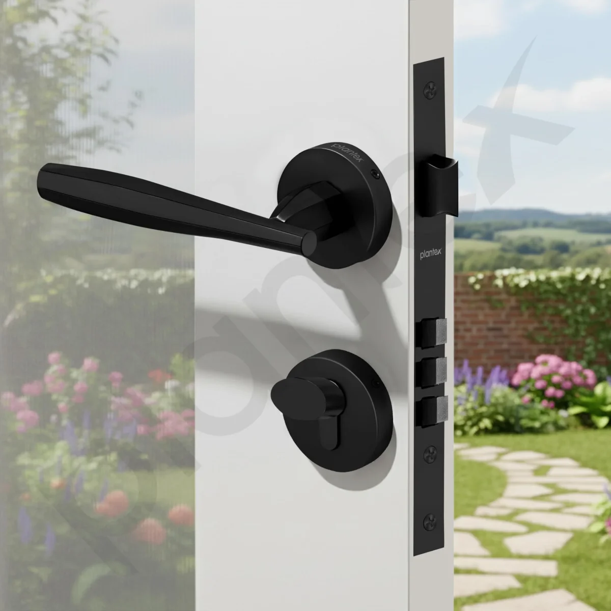 Plantex Door Lock for Home/Main Door Lock Set/Mortise Lock Set with Brass Lock Body & Cylinder - Pack of 1 (7135, Z-Black) - Image 6