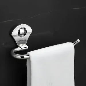 Plantex Royal Stainless Steel Napkin Holder for Wash Basin/Towel Ring/Napkin Holder/Bathroom Accessories (Chrome)