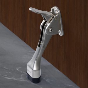 Plantex Door Stopper for Home Hydraulic/Door Stopper for Home/5 Inch Long Door Stops with Rubber Grip/Door Stoppers - (186-Satin)